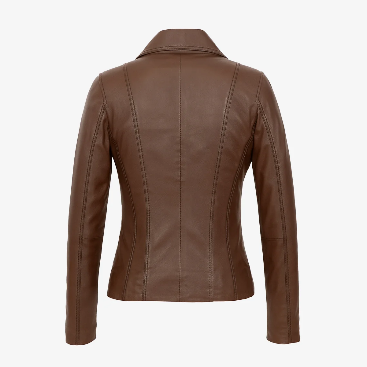Womens leather veg wood Blazer 24 - Image 3