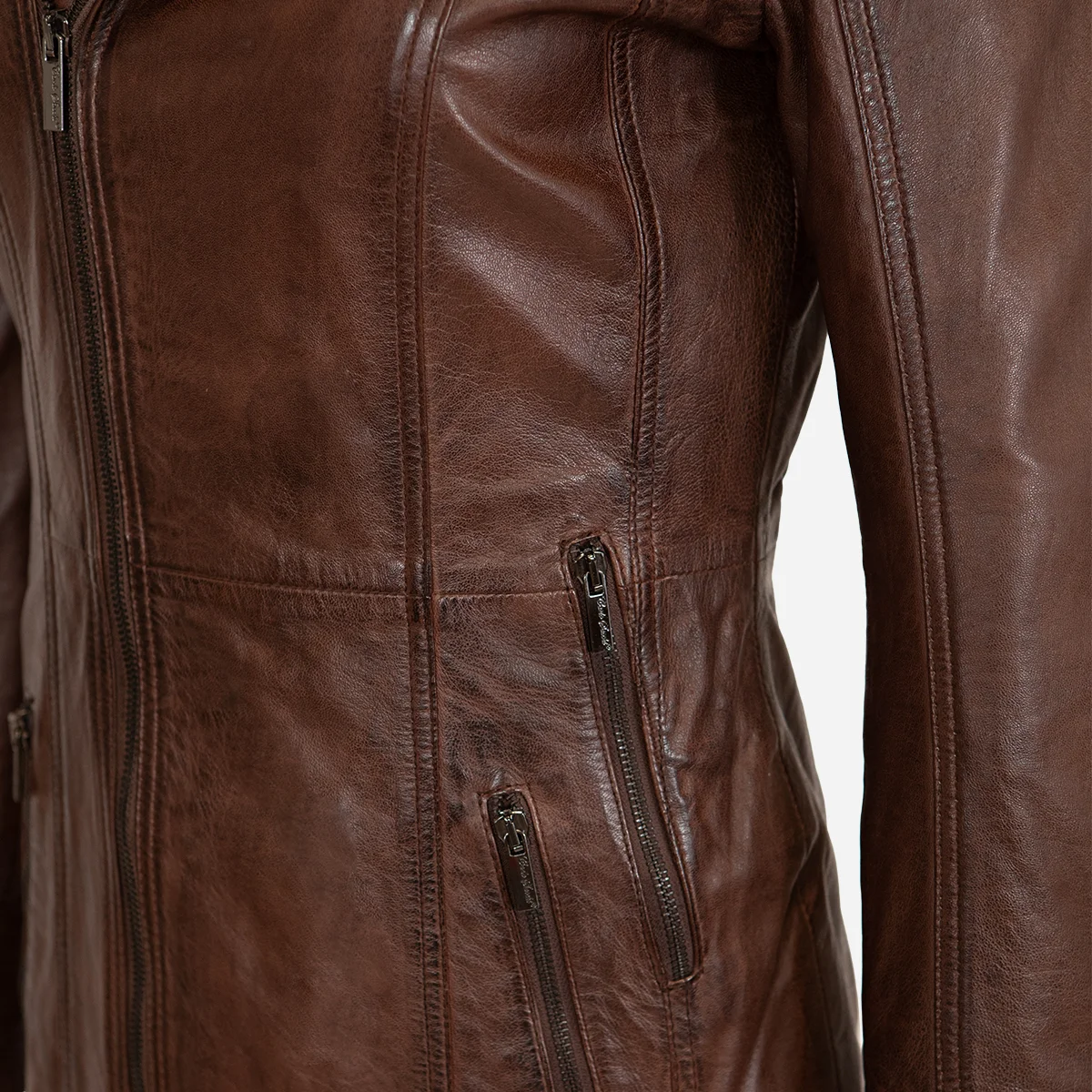 Ladycoat by Carlo Sacchi – Dark Brown - Image 3