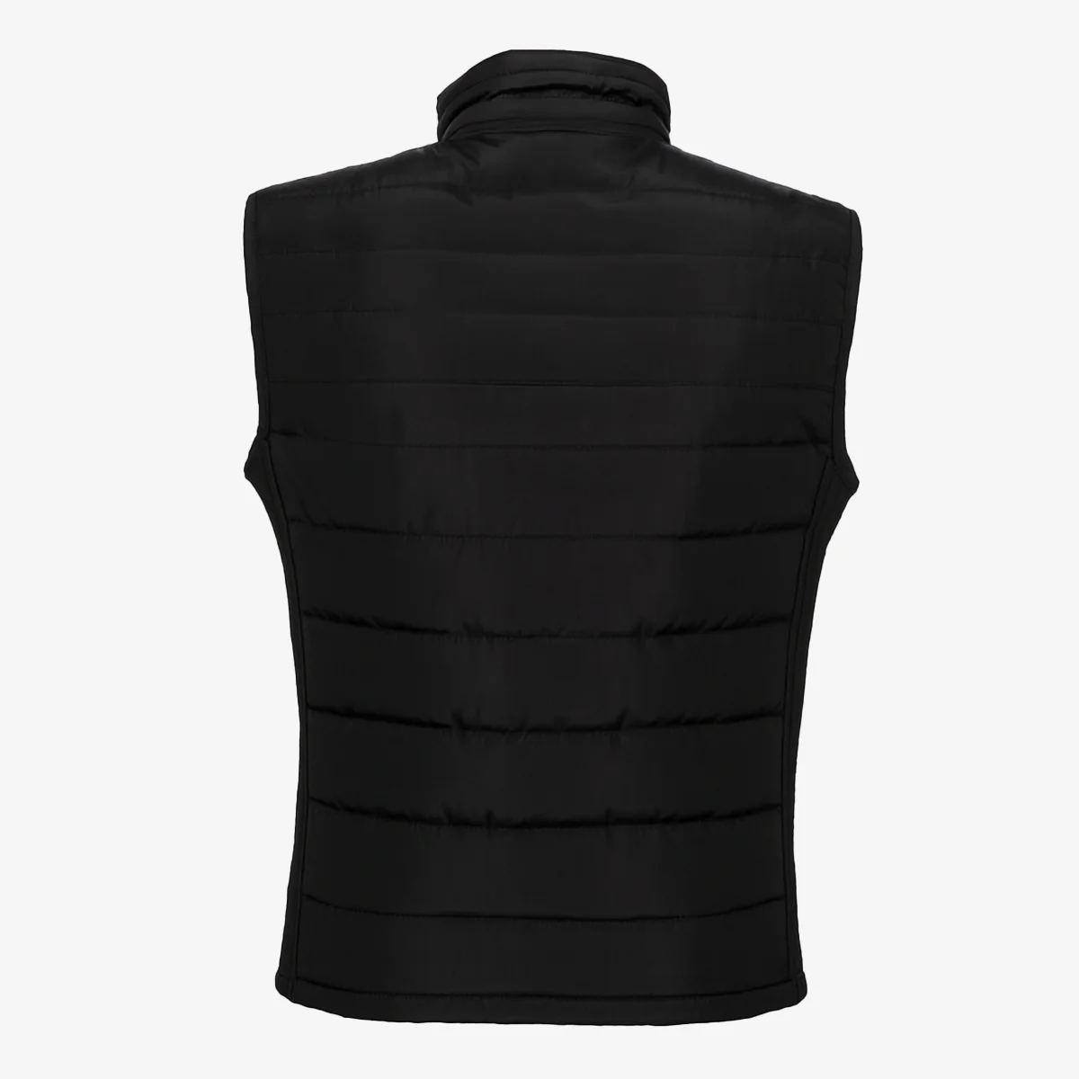 Mens fabric black Bodywarmer - Image 3
