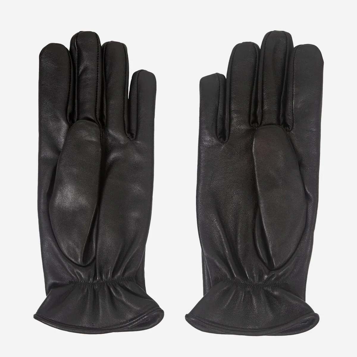 Men's sheep leather black Gloves - Image 3