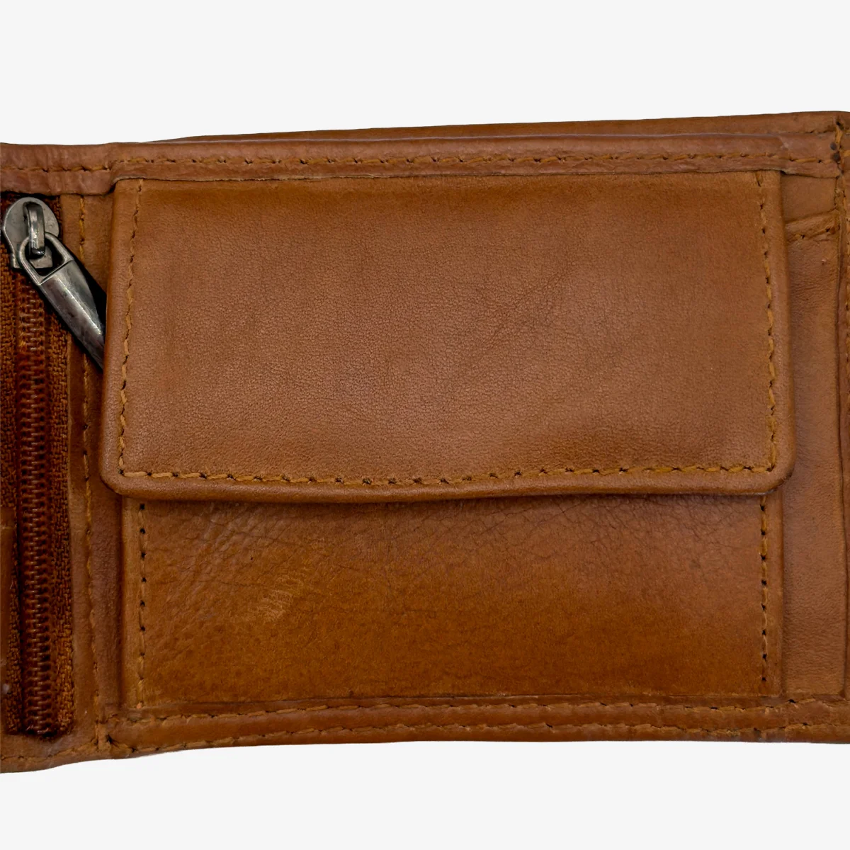 Carlo Sacchi men's leather wallet cognac - Image 5