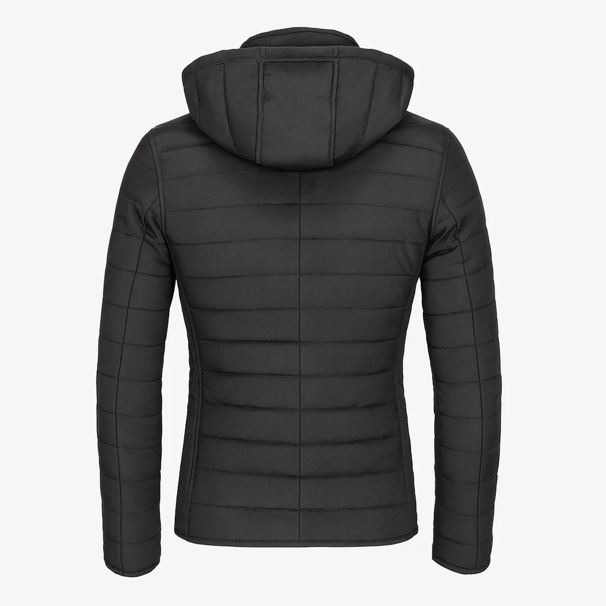 Mens winter puffer jacket black Basicmen - Image 4